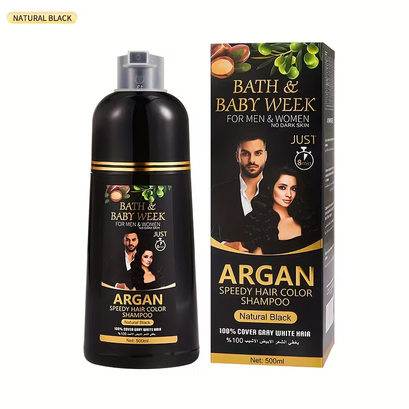 Bath & Baby Week Hair Color Shampoo – Gentle, Non-Damaging Temporary Hair Color for Women & Men