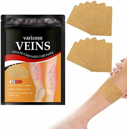 Hanel Varicose Veins Relief Patch – Natural Support for Leg Pain, Swelling & Spider Veins | Clinically Designed