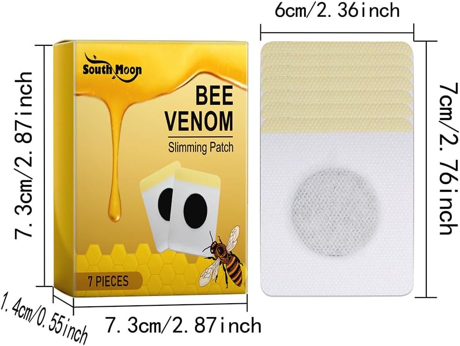 South Moon Bee Venom Pain Relief Patches – Natural Joint & Muscle Pain Relief | Pack of 7 Patches