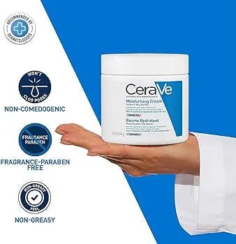 CeraVe Daily Moisturizing Cream – For Dry to Very Dry Skin, Face & Body Beauty Hunt