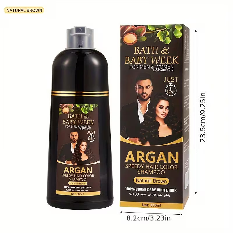 Bath & Baby Week Hair Color Shampoo – Gentle, Non-Damaging Temporary Hair Color for Women & Men