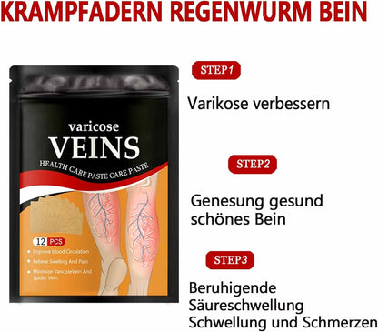 Hanel Varicose Veins Relief Patch – Natural Support for Leg Pain, Swelling & Spider Veins | Clinically Designed