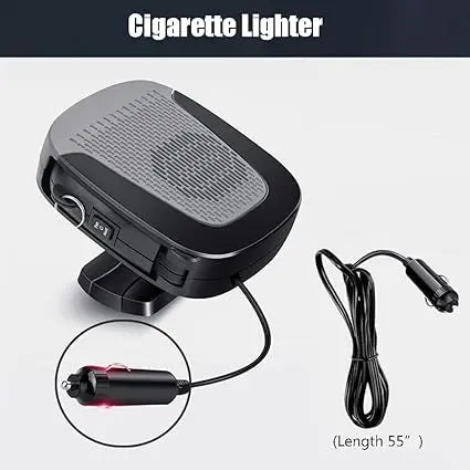 Car cigarette lighter with power cord on a white background