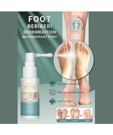 Ansiyi Foot Bacteria Spray – Deodorizing & Antibacterial Foot & Shoe Spray - Beauty Hunt