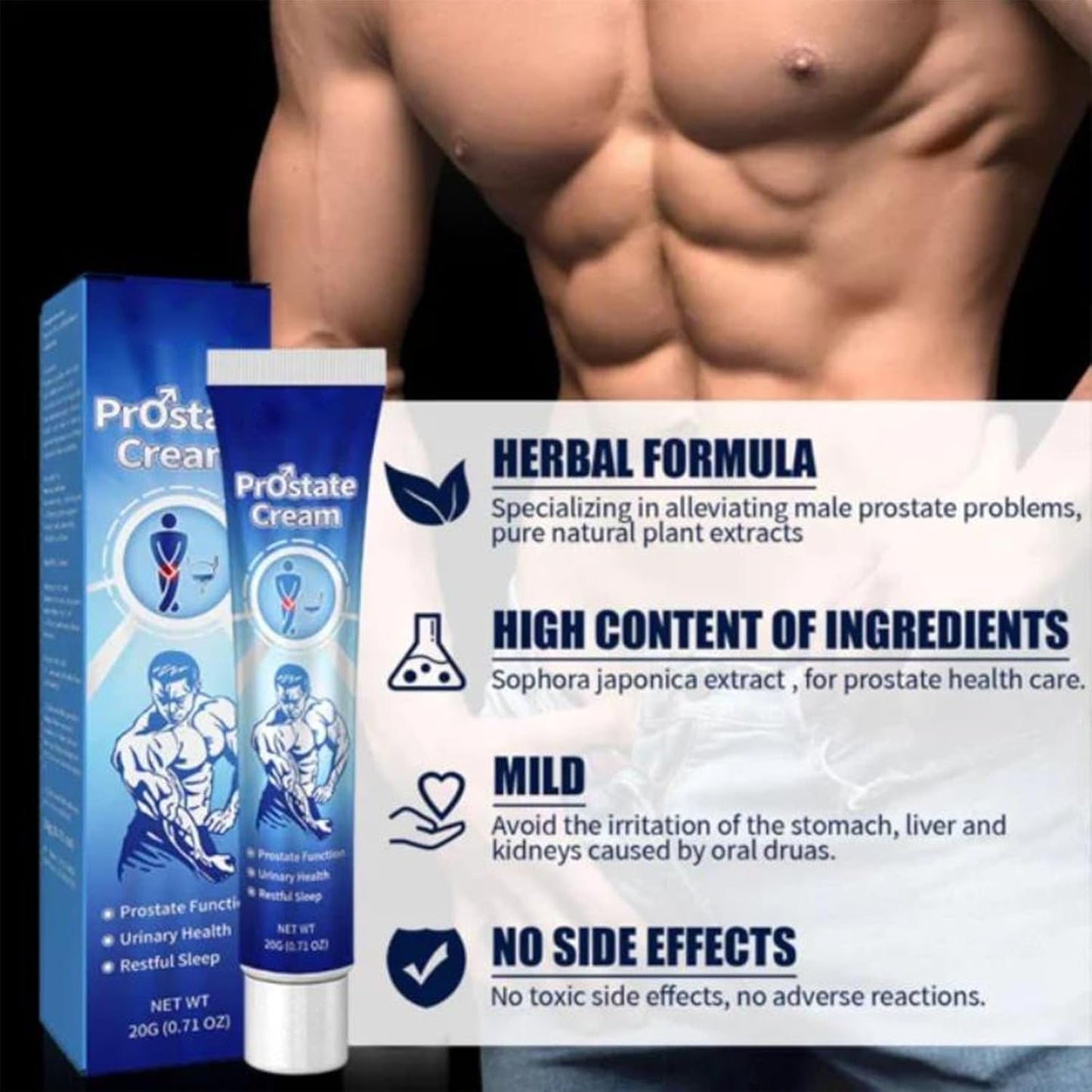 South Moon Prostate Relief Cream – Targeted Topical Support for Prostate Health, Urinary Comfort & Inflammation