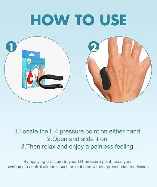 EELHOE - Sugar Control L14 Acupressure Point Clip Zaynora Beauty