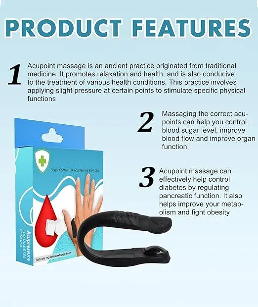 EELHOE - Sugar Control L14 Acupressure Point Clip Zaynora Beauty