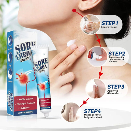 Throat Care Cream – Sore Throat Relief & Hydration Balm - Beauty Hunt