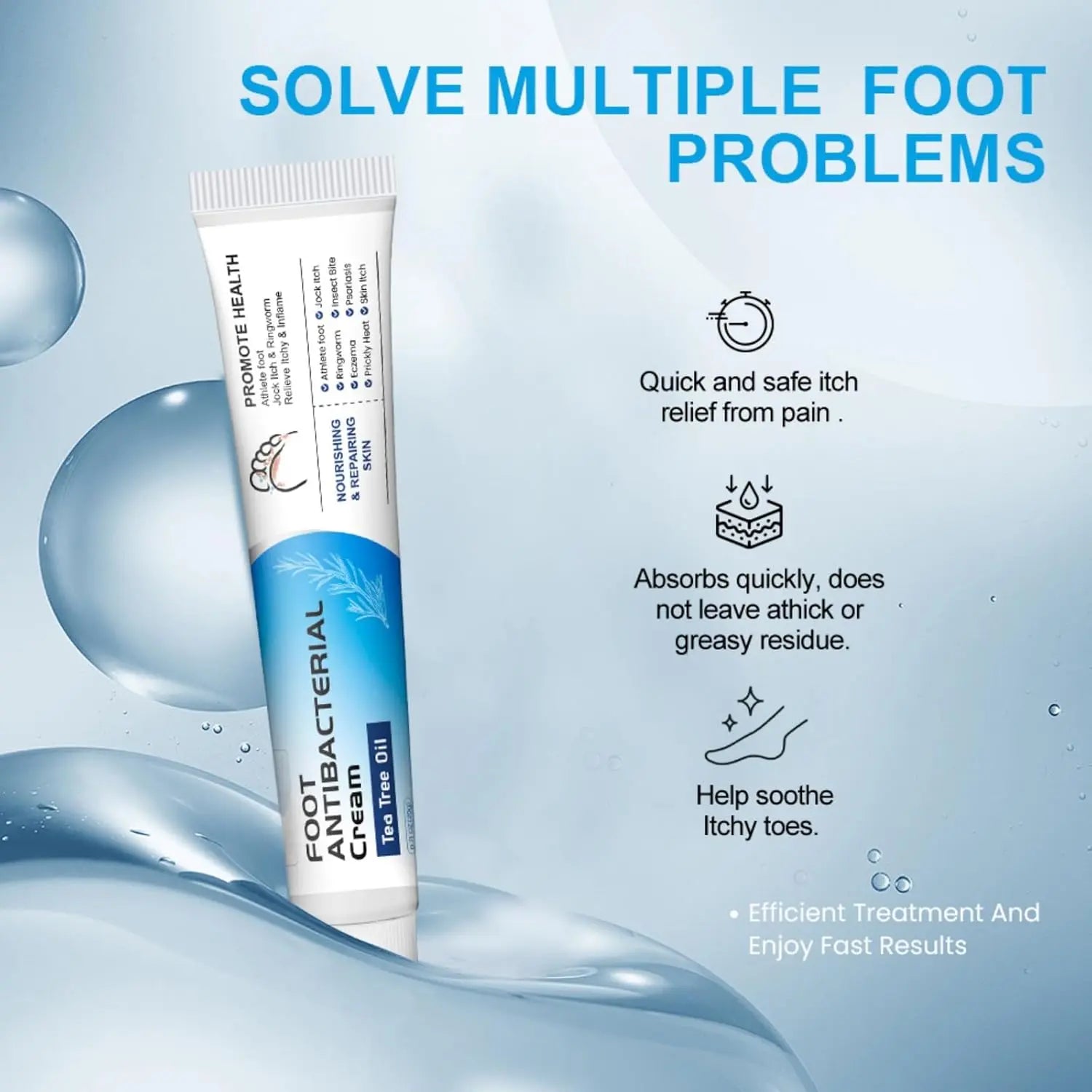 Sumifun Foot Anti-Bacterial Cream – Fights Odor & Fungus - Beauty Hunt