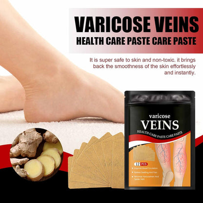 Hanel Varicose Veins Relief Patch – Natural Support for Leg Pain, Swelling & Spider Veins | Clinically Designed
