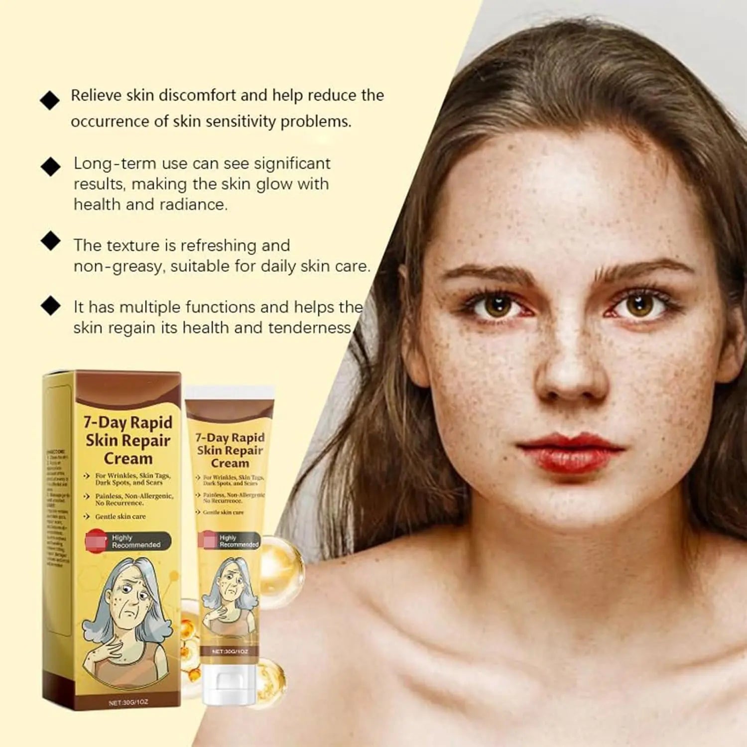 Ouhoe 7-Day Rapid Skin Repair Cream – Fast Recovery for Sensitive & Damaged Skin Beauty Hunt