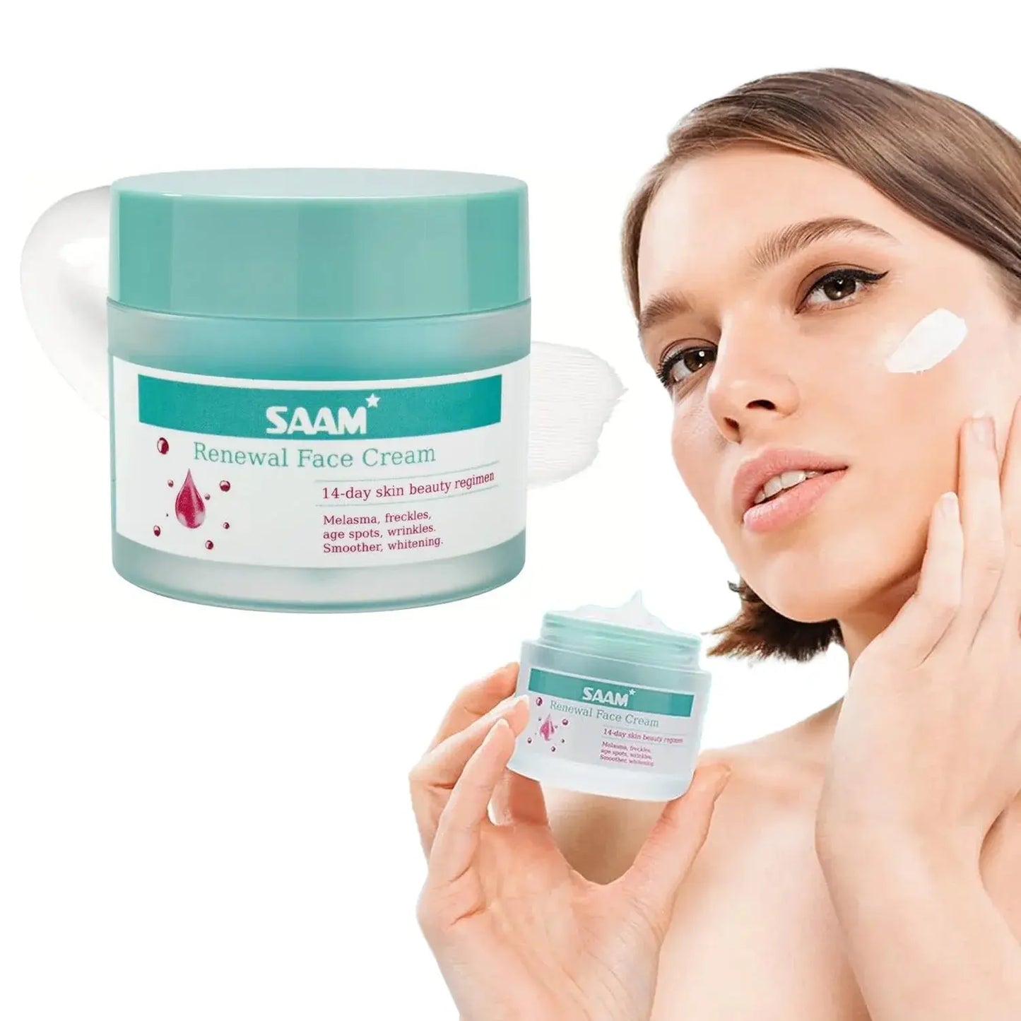 SAAM Renewal Face Cream – Daily Anti-Aging & Revitalizing Moisturizer Beauty Hunt