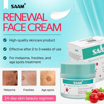 SAAM Renewal Face Cream – Daily Anti-Aging & Revitalizing Moisturizer Beauty Hunt