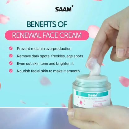 SAAM Renewal Face Cream – Daily Anti-Aging & Revitalizing Moisturizer Beauty Hunt