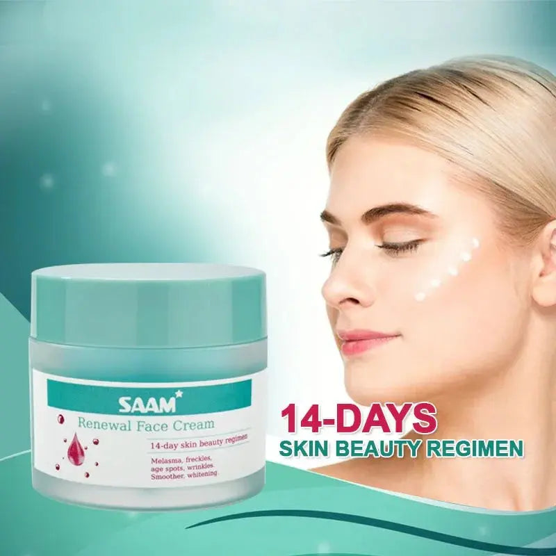 SAAM Renewal Face Cream – Daily Anti-Aging & Revitalizing Moisturizer Beauty Hunt